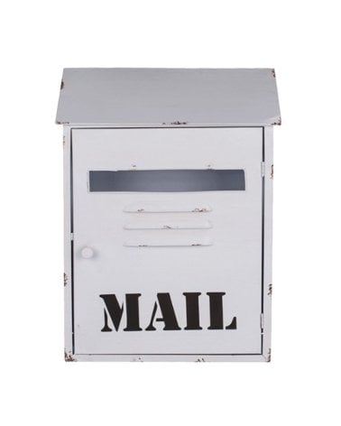 Buzón de Correos Vintage Blanco
