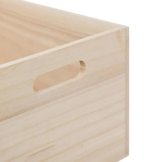 Caja Australie de Macramé y Madera