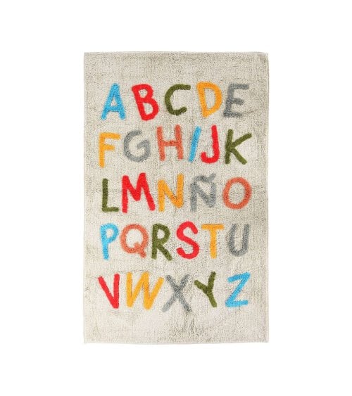 Alfombra Rectangular de Abecedario