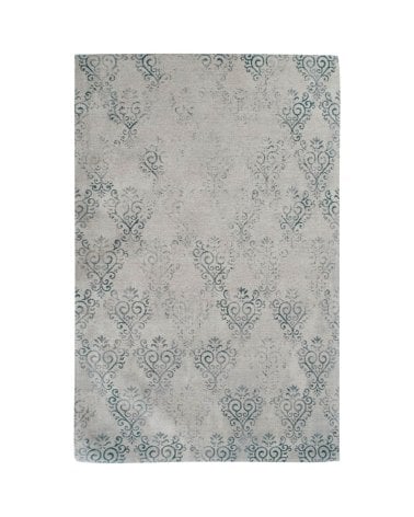 Alfombra  con Acabado Vintage de Algodón y Poliéster