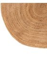 Alfombra Circular de Yute Natural