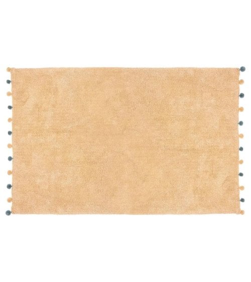 Alfombra Infantil con Pompones Coloridos