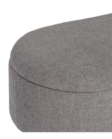 Pie de Cama con Almacenaje de Madera