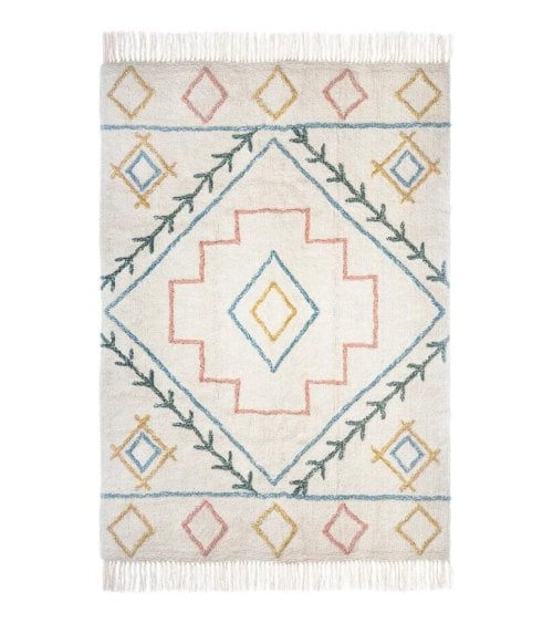 Alfombra Eddy Boho con Tejido Colorido