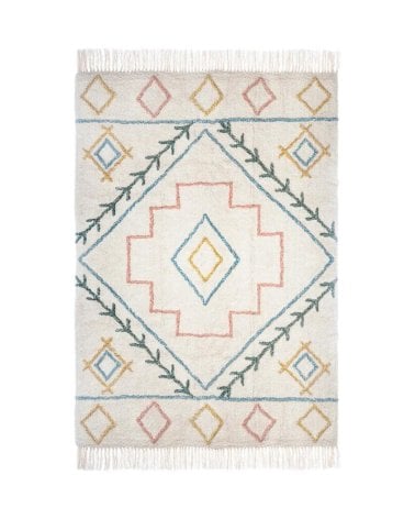 Alfombra Eddy Boho con Tejido Colorido