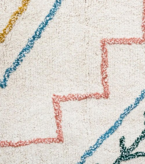 Alfombra Eddy Boho con Tejido Colorido