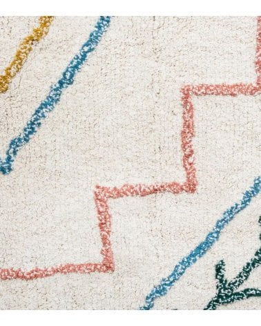 Alfombra Eddy Boho con Tejido Colorido