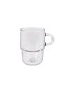 Set de 6 Tazas de Cristal Apilables