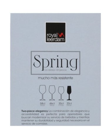 Set de 6 Copas de Champagne Flauta Spring