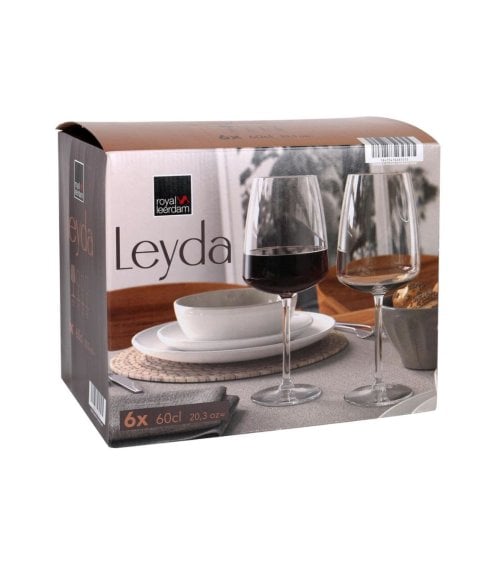 Set de 6 Copas de Vino Leyda