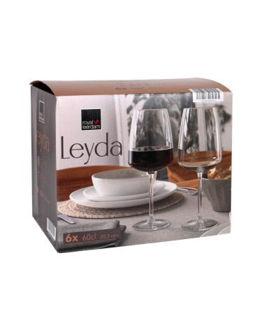 Set de 6 Copas de Vino Leyda
