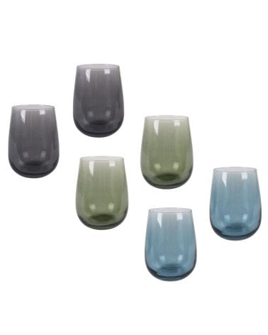 Set de 6 Vasos Gaia de Colores