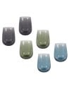 Set de 6 Vasos Gaia de Colores