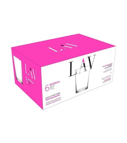 Set de 6 Vasos de Sidra para Bodega