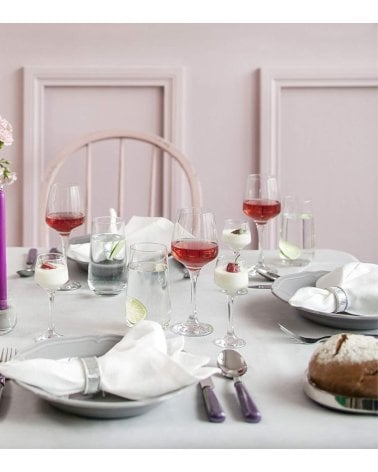 Set de 6 Copas Tulipán Largo para Vino