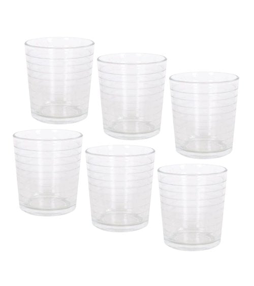 Set de 6 Vasos Bajos Ignea Aros