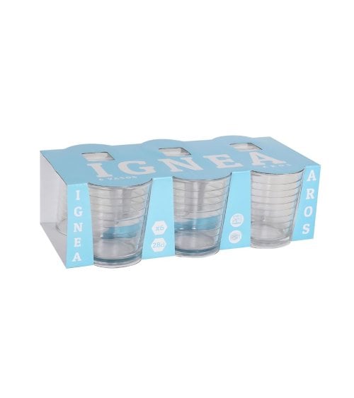 Set de 6 Vasos Bajos Ignea Aros