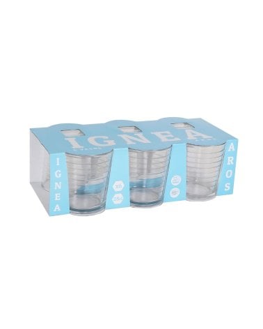 Set de 6 Vasos Bajos Ignea Aros
