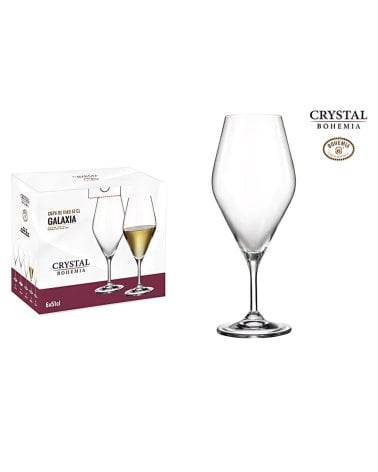 Set de 6 Copas de Vino Bohemia