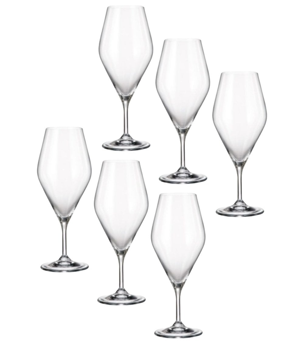 Set de 6 Copas de Vino Bohemia