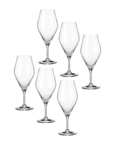 Set de 6 Copas de Vino Bohemia