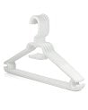Set de 5 Perchas de Plástico Blancas