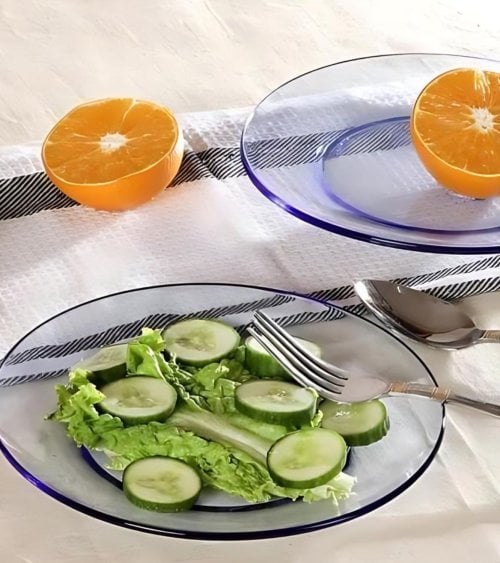 Plato Llano Marine Lys de Duralex