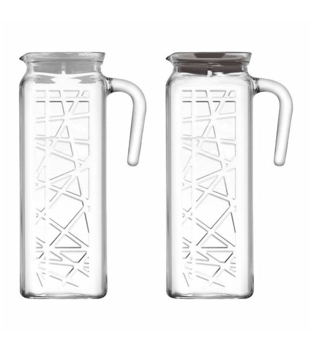 Jarra de Cristal con Tapa Line