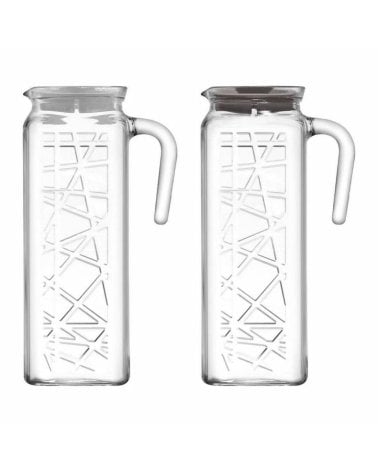 Jarra de Cristal con Tapa Line