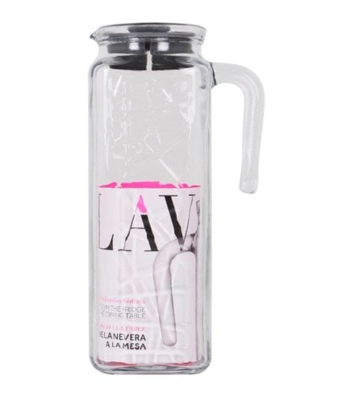 Jarra de Cristal con Tapa Line