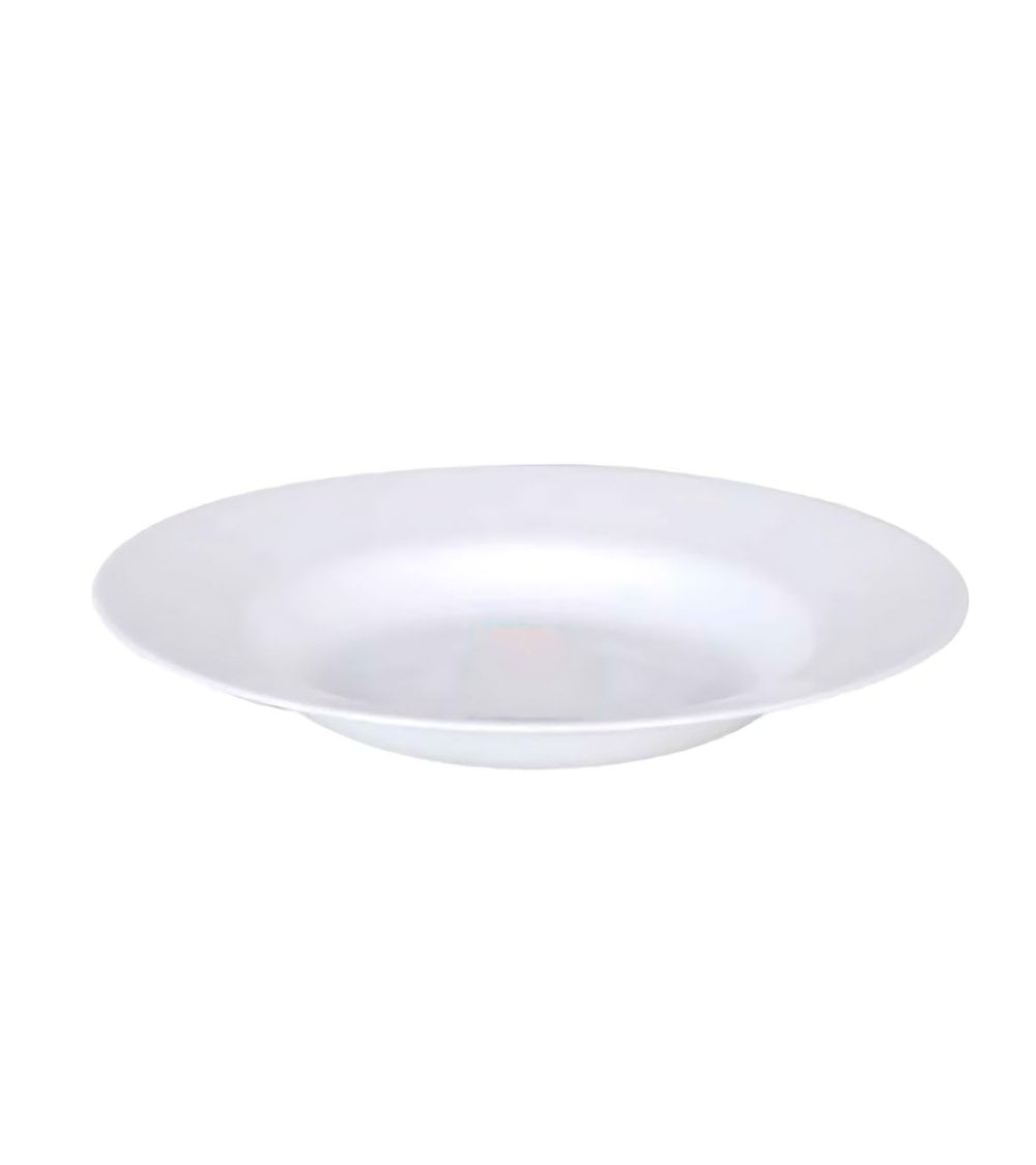 Plato Hondo Redondo Blanco Toledo Clásico