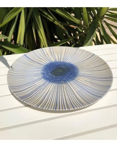 Plato Llano de Porcelana Irys