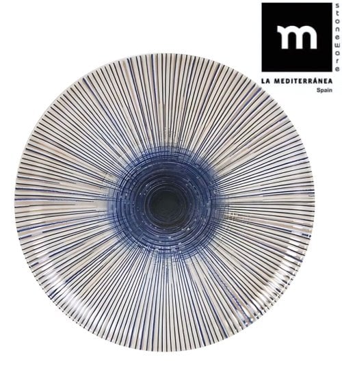Bajo Plato de Porcelana Irys