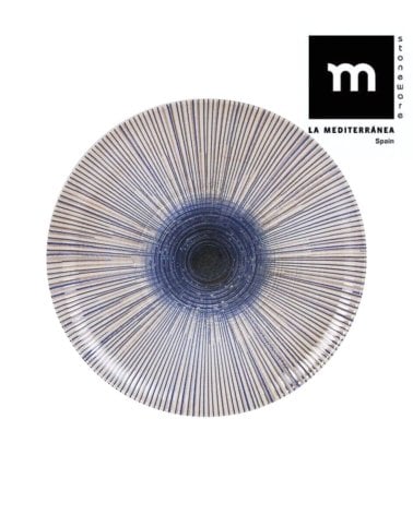 Plato Llano de Porcelana Irys