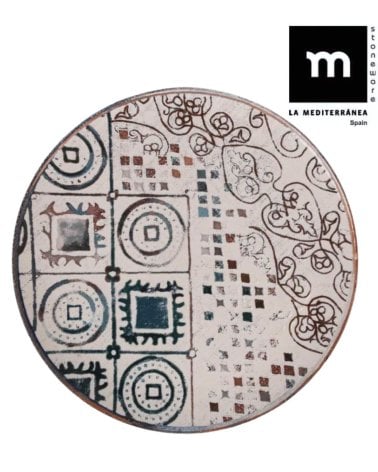 Bajo Plato Grecia de Gres