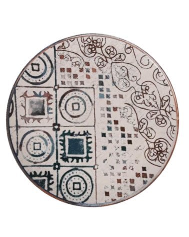 Bajo Plato de Porcelana Grecia