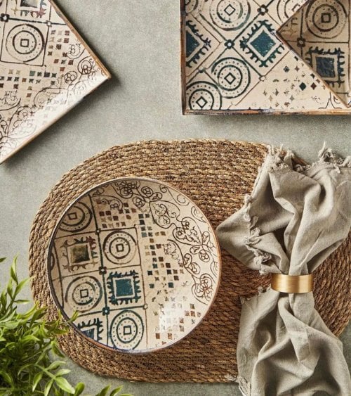 Plato Hondo de Porcelona Grecia