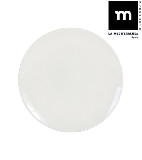 Plato Llano de Porcelana Monaco