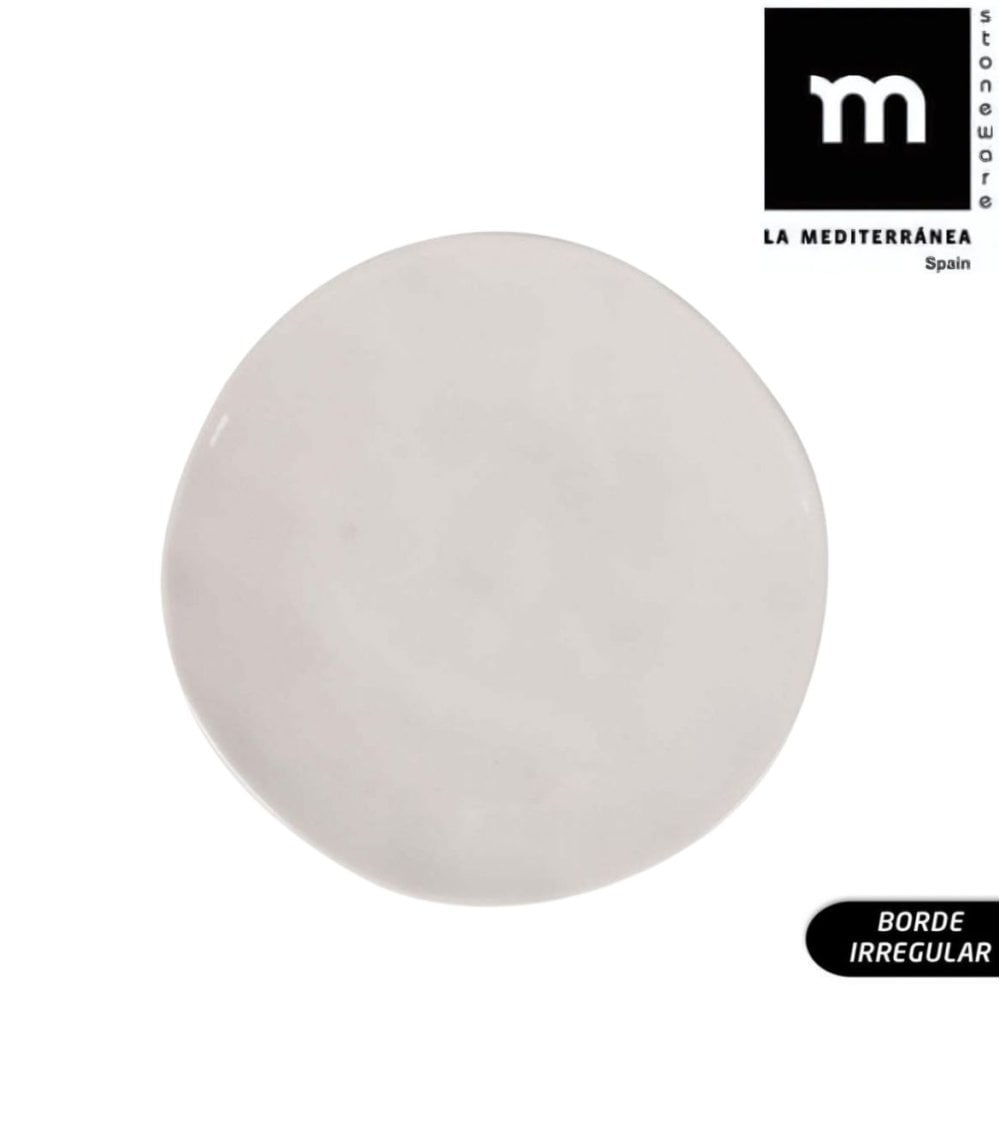 Plato de Postre Iberica con Borde Irregular