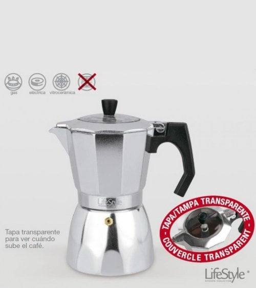Cafetera de Aluminio La Italiana
