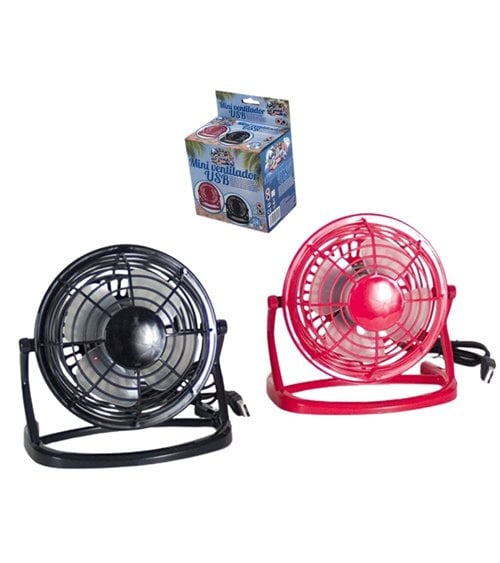 Mini Ventilador con Conexión USB