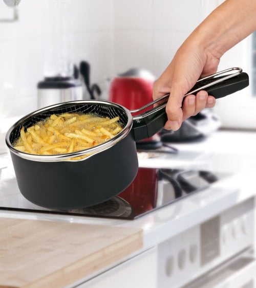Cazo para Freir con Cestillo Luxe