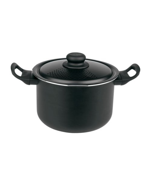 Olla de Aluminio con Tapa Escurridora para Pasta Luxe