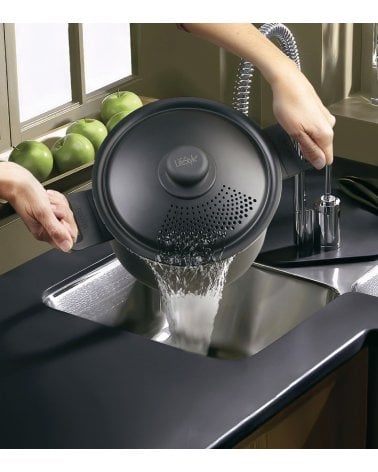 Olla de Aluminio con Tapa Escurridora para Pasta Luxe