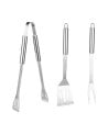 Set de 3 Accesorios para Barbacoa Inox Chef