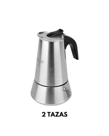Cafetera Italiana de Acero Inoxidable Arábica