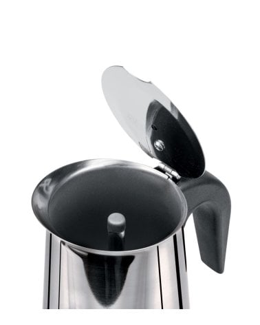 Cafetera Italiana de Acero Inoxidable Arábica