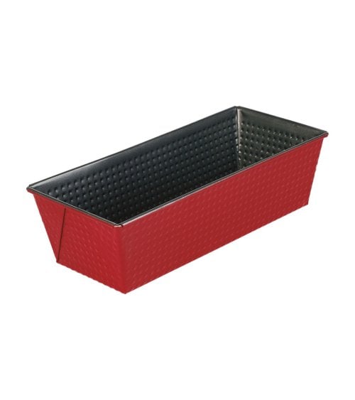 Molde Rectángular Antiadherente Burdeos