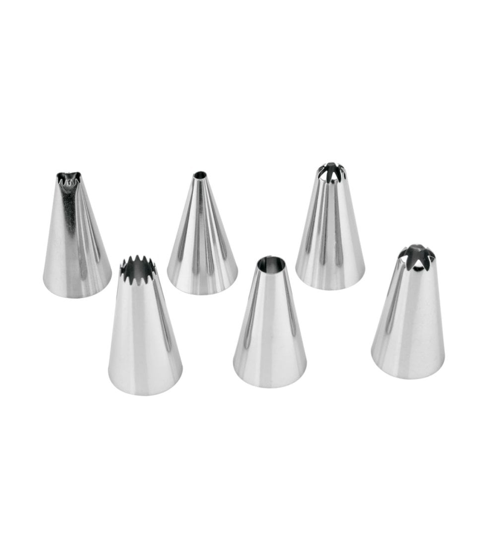 Set de 6 Boquillas de Acero Inoxidable