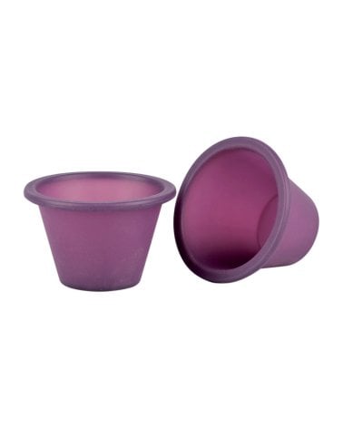 Set de 4 Moldes de Flan de Silicona Violett